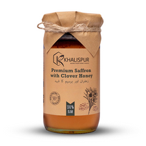 Premium Saffron with Clover Honey